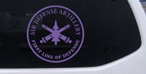 US Army Air Defense Artillery FIRST LINE OF DEFENSE Military Car or Truck Window Decal Sticker