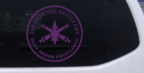 US Army Air Defense Artillery DUTY HONOR EXCELLENCE Military Car or Truck Window Decal Sticker