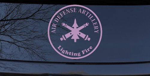 US Army Air Defense Artillery Lighting Fire Military Car or Truck Window Decal Sticker