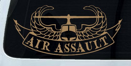 US Army Airborne Air Assault Helicopter With Banner Military Car or Truck Window Decal Sticker
