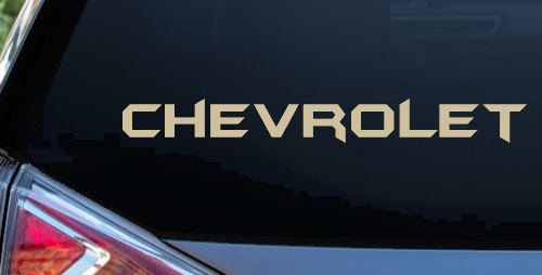 Chevrolet Car or Truck Window Decal Sticker