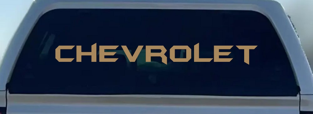 Chevrolet Car or Truck Window Decal Sticker