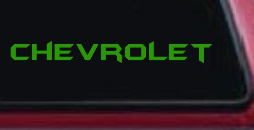Chevrolet Car or Truck Window Decal Sticker