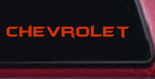 Chevrolet Car or Truck Window Decal Sticker