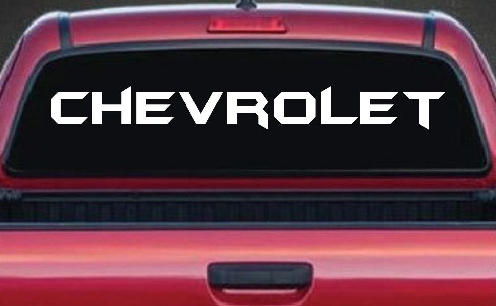 Chevrolet Car or Truck Window Decal Sticker