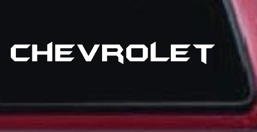 Chevrolet Car or Truck Window Decal Sticker