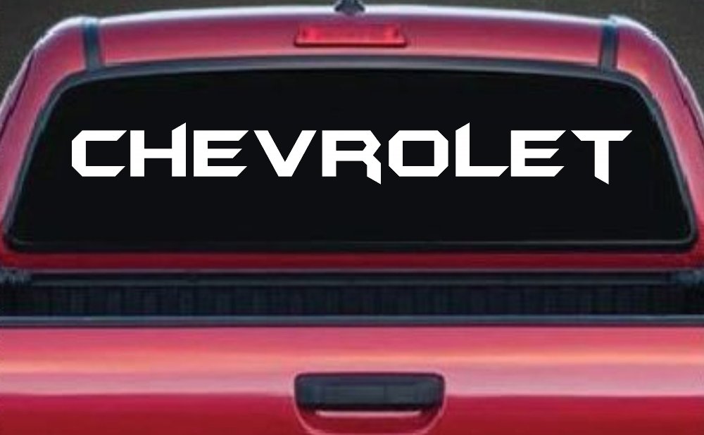 Chevrolet Car or Truck Window Decal Sticker