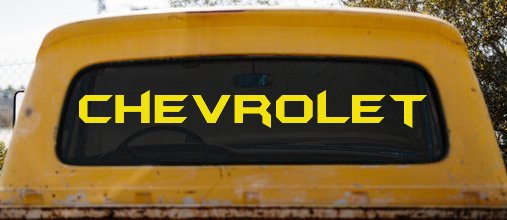 Chevrolet Car or Truck Window Decal Sticker