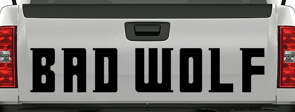 Doctor Who Bad Wolf Sci Fi Car or Truck Window Decal Sticker