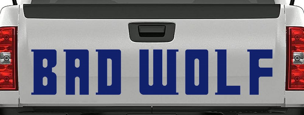 Doctor Who Bad Wolf Sci Fi Car or Truck Window Decal Sticker