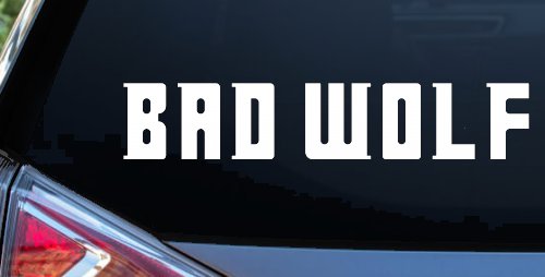 Doctor Who Bad Wolf Sci Fi Car or Truck Window Decal Sticker