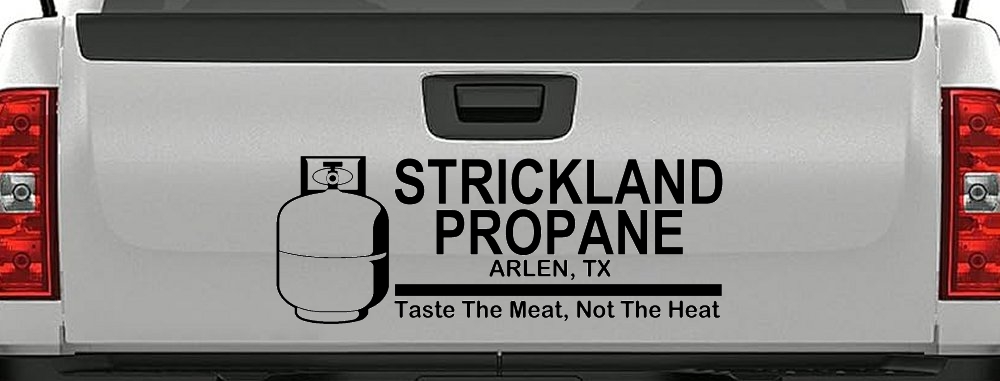 Strickland Propane King Hill Cartoons Car or Truck Window Decal Sticker