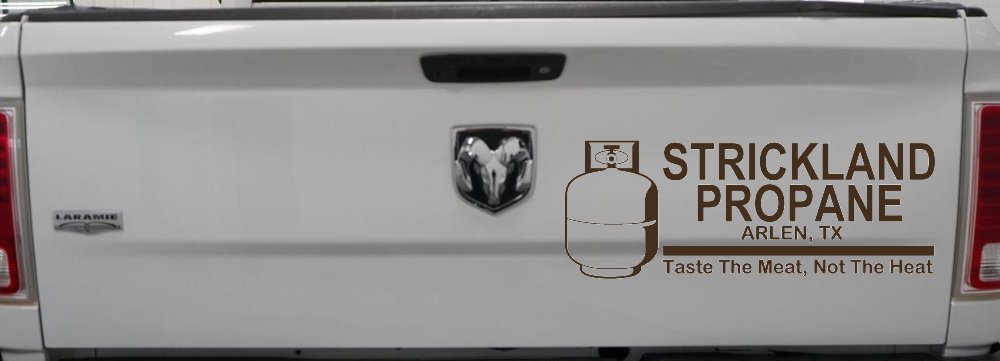 Strickland Propane King Hill Cartoons Car or Truck Window Decal Sticker