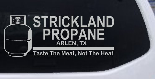 Strickland Propane King Hill Cartoons Car or Truck Window Decal Sticker