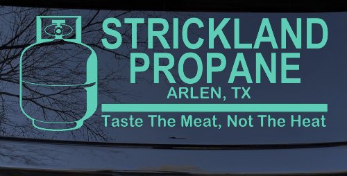 Strickland Propane King Hill Cartoons Car or Truck Window Decal Sticker (Mint)