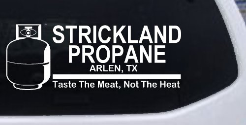Strickland Propane King Hill Cartoons Car or Truck Window Decal Sticker