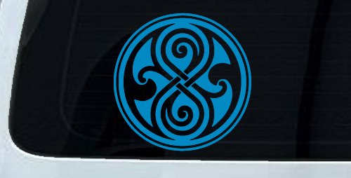 Doctor Who Time lord symbol Seal of Gallifrey Sci Fi Car or Truck Window Decal Sticker