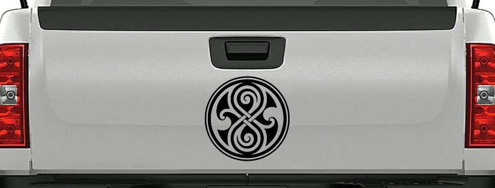 Doctor Who Time lord symbol Seal of Gallifrey Sci Fi Car or Truck Window Decal Sticker