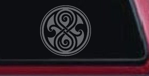 Doctor Who Time lord symbol Seal of Gallifrey Sci Fi Car or Truck Window Decal Sticker