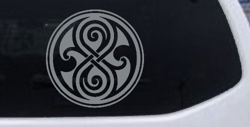 Doctor Who Time lord symbol Seal of Gallifrey Sci Fi Car or Truck Window Decal Sticker