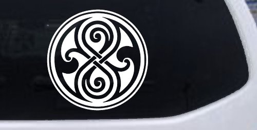 Doctor Who Time lord symbol Seal of Gallifrey Sci Fi Car or Truck Window Decal Sticker