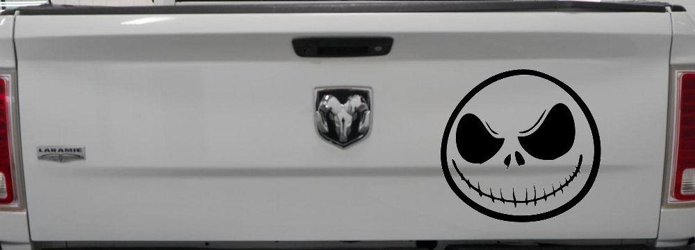 Jack Nightmare Before Christmas Sci Fi Car or Truck Window Decal Sticker