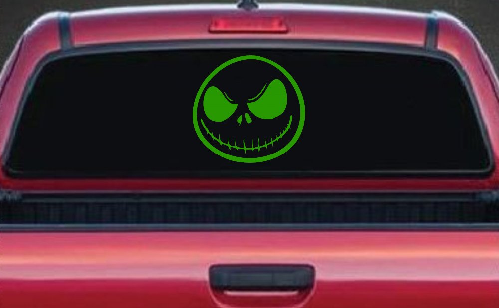 Jack Nightmare Before Christmas Sci Fi Car or Truck Window Decal Sticker