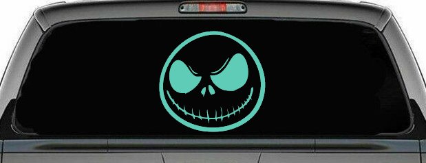 Jack Nightmare Before Christmas Sci Fi Car or Truck Window Decal Sticker
