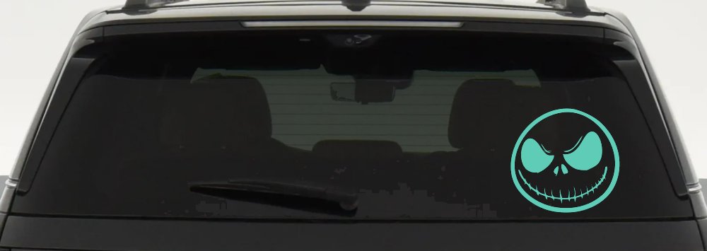 Jack Nightmare Before Christmas Sci Fi Car or Truck Window Decal Sticker