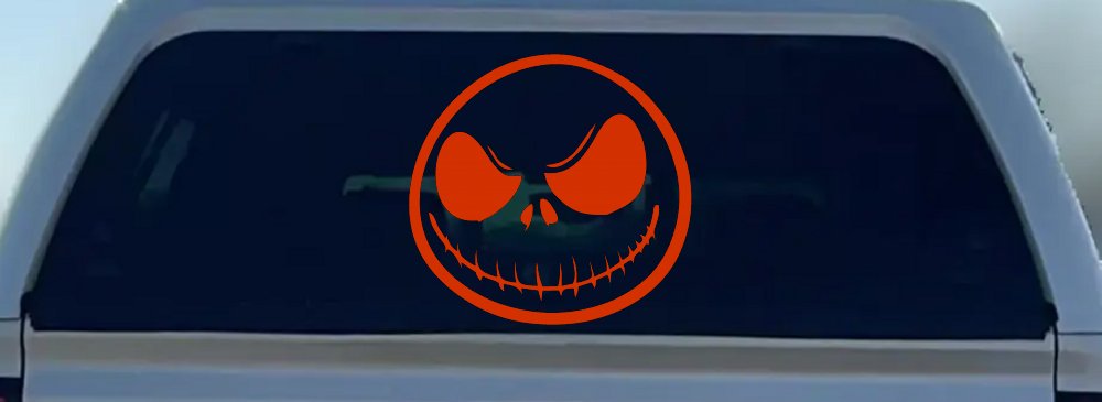 Jack Nightmare Before Christmas Sci Fi Car or Truck Window Decal Sticker