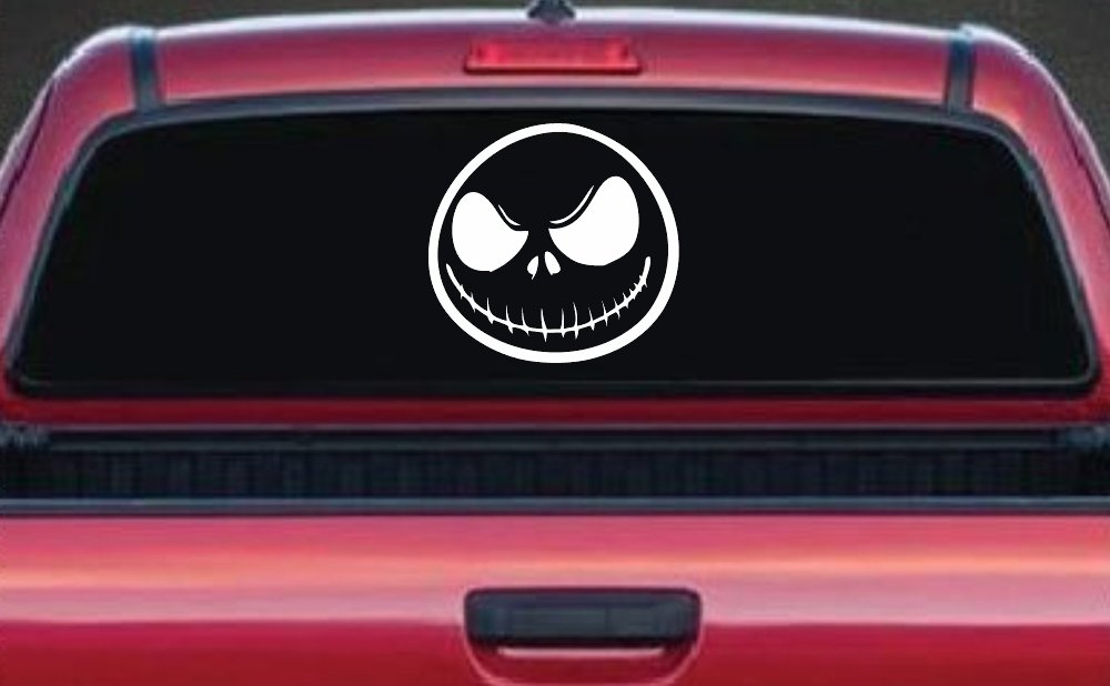 Jack Nightmare Before Christmas Sci Fi Car or Truck Window Decal Sticker