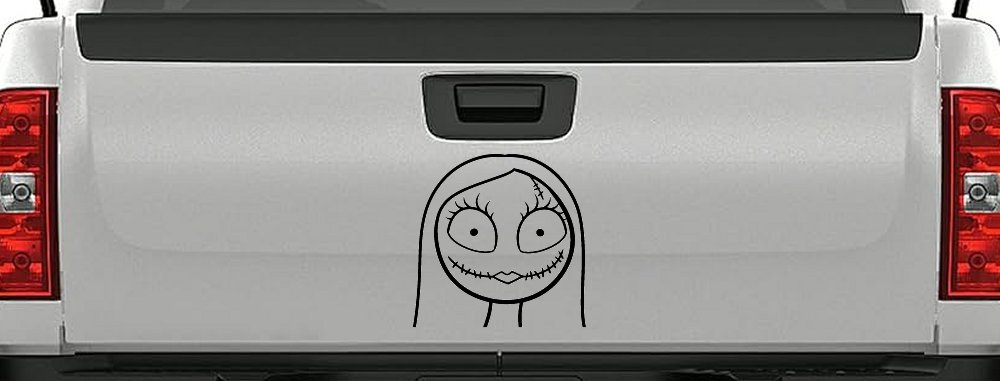 Sally Nightmare Before Christmas Sci Fi Car or Truck Window Decal Sticker (Black)