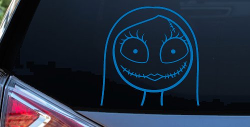 Sally Nightmare Before Christmas Sci Fi Car or Truck Window Decal Sticker (Sky Blue)