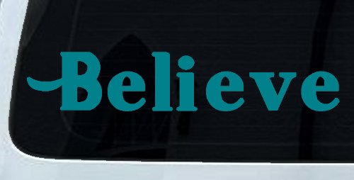 Believe Christian Car or Truck Window Decal Sticker