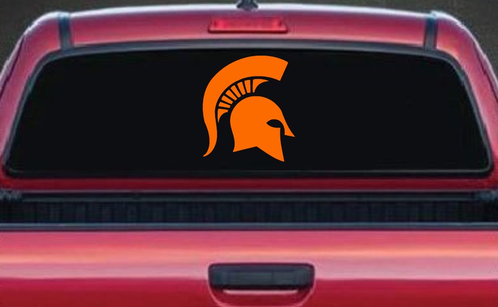Spartan Viking Helmet Car or Truck Window Decal Sticker