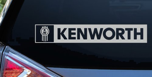 Kenworth Car or Truck Window Decal Sticker (Light Gray)