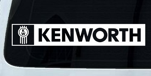Kenworth Car or Truck Window Decal Sticker (White)