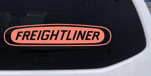 Freightliner Car or Truck Window Decal Sticker (Coral)
