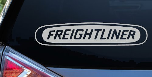 Freightliner Car or Truck Window Decal Sticker (Light Gray)