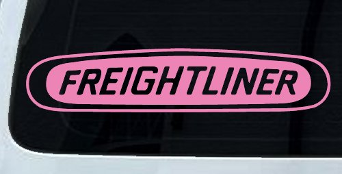 Freightliner Car or Truck Window Decal Sticker (Pink)