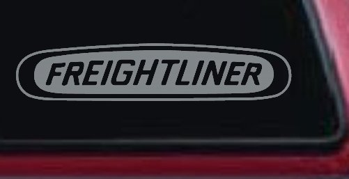 Freightliner Car or Truck Window Vinyl Decal Sticker (Telegrey)