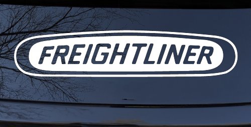 Freightliner Car or Truck Window Vinyl Decal Sticker (White)