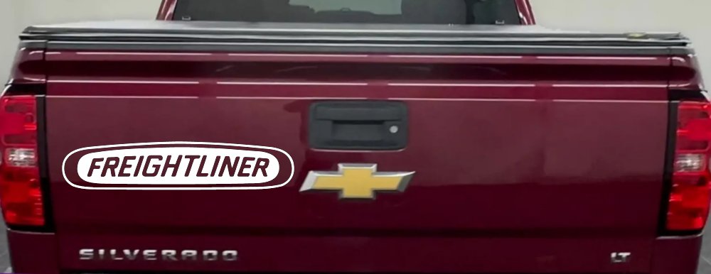 Freightliner Car or Truck Window Decal Sticker (White)