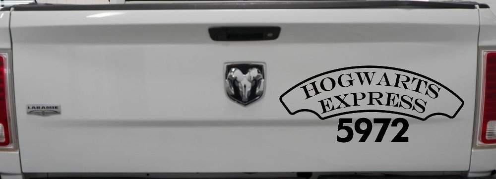 Hogwarts Express Car or Truck Window Decal Sticker