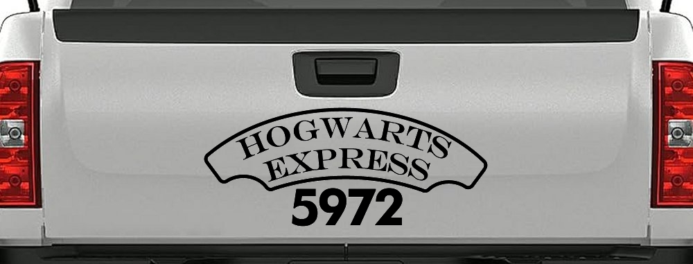 Hogwarts Express Car or Truck Window Decal Sticker