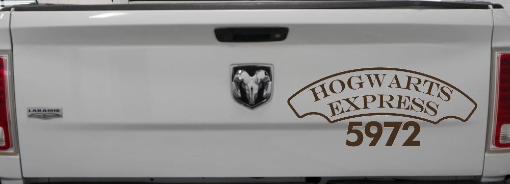Hogwarts Express Car or Truck Window Decal Sticker