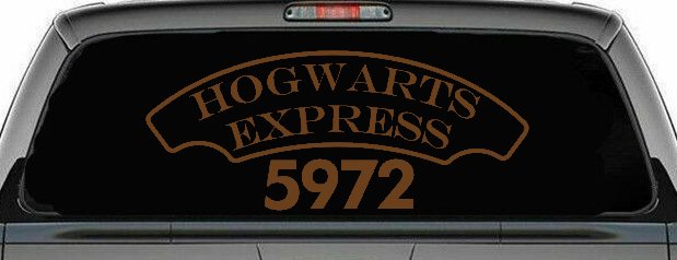Hogwarts Express Car or Truck Window Decal Sticker