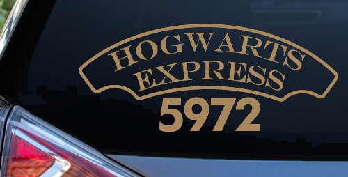 Hogwarts Express Car or Truck Window Decal Sticker