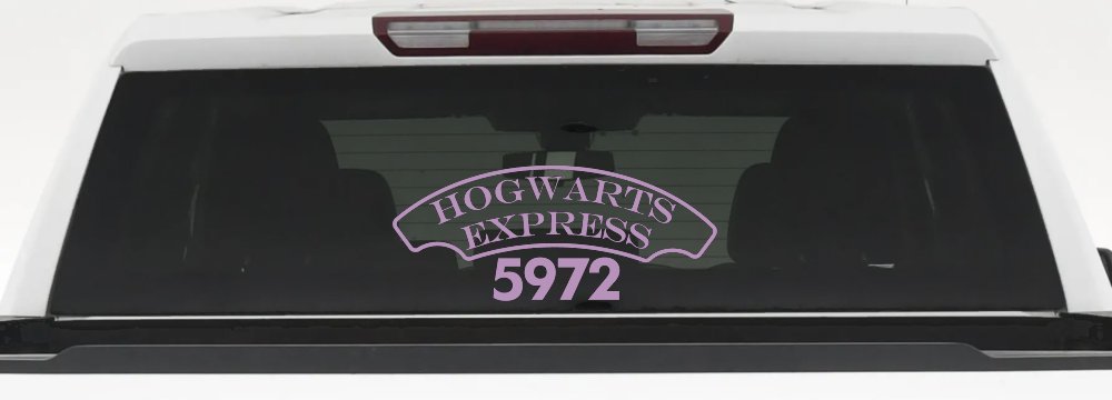 Hogwarts Express Car or Truck Window Decal Sticker