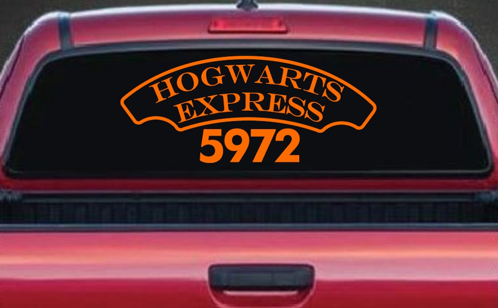 Hogwarts Express Car or Truck Window Decal Sticker